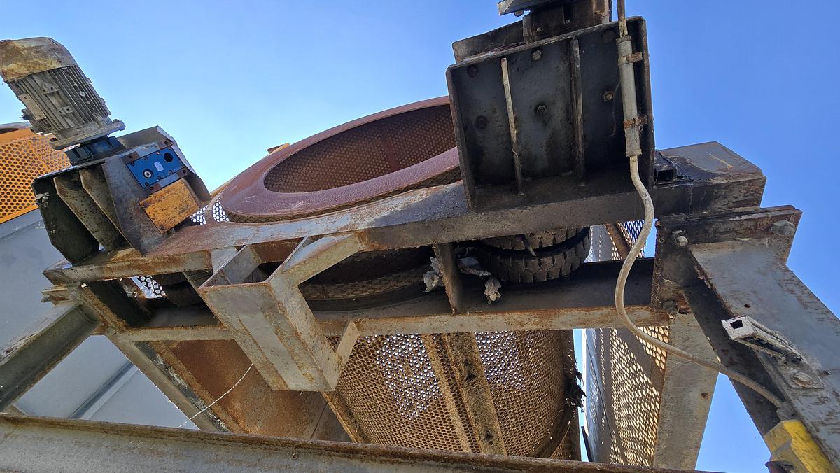 Usato 2010 Vaglio rotativo GVF Impianti 1250.4 - Rotary sieve