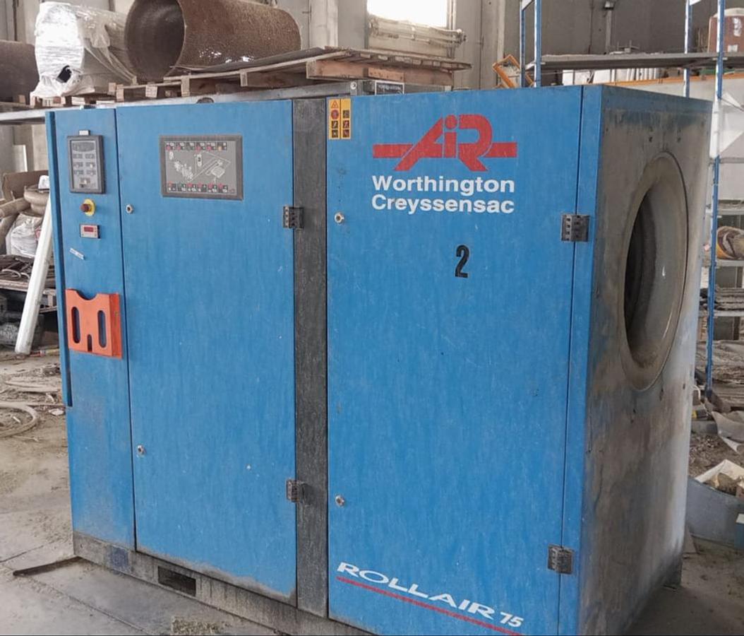 Usato 2006 Compressor System Worthington Creyssensac Rollair RLR 75 Usato 2006 Compressor System Worthington Creyssensac Rollair RLR 75