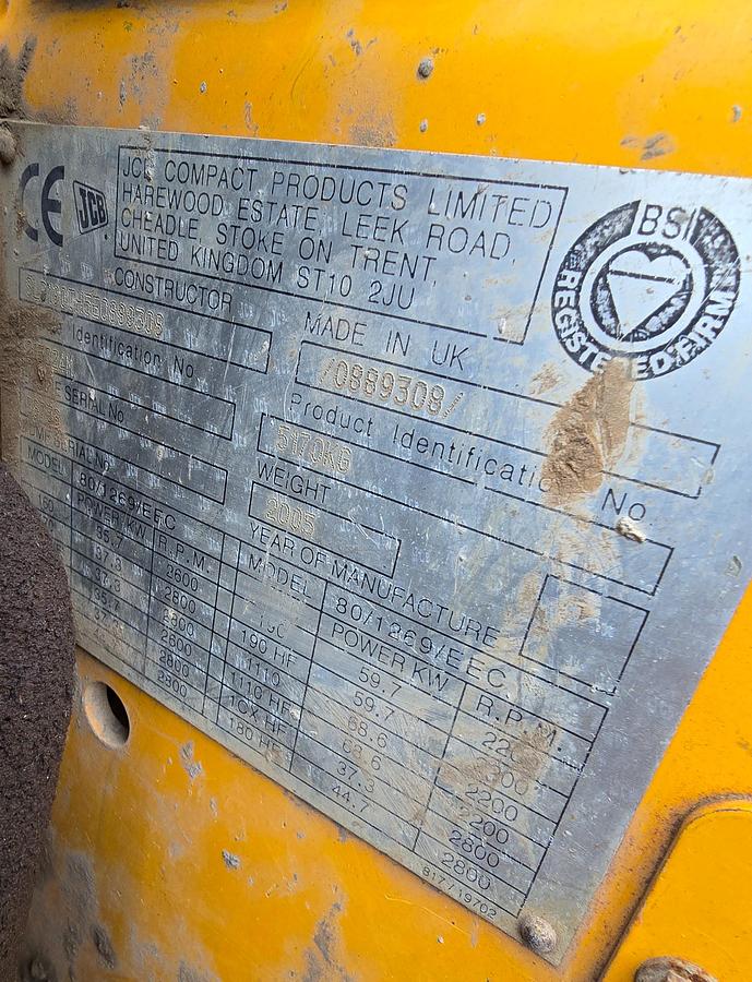 Usato 2005 Pala cingolo Gommato, JCB T 190 HF - Wheel Loader