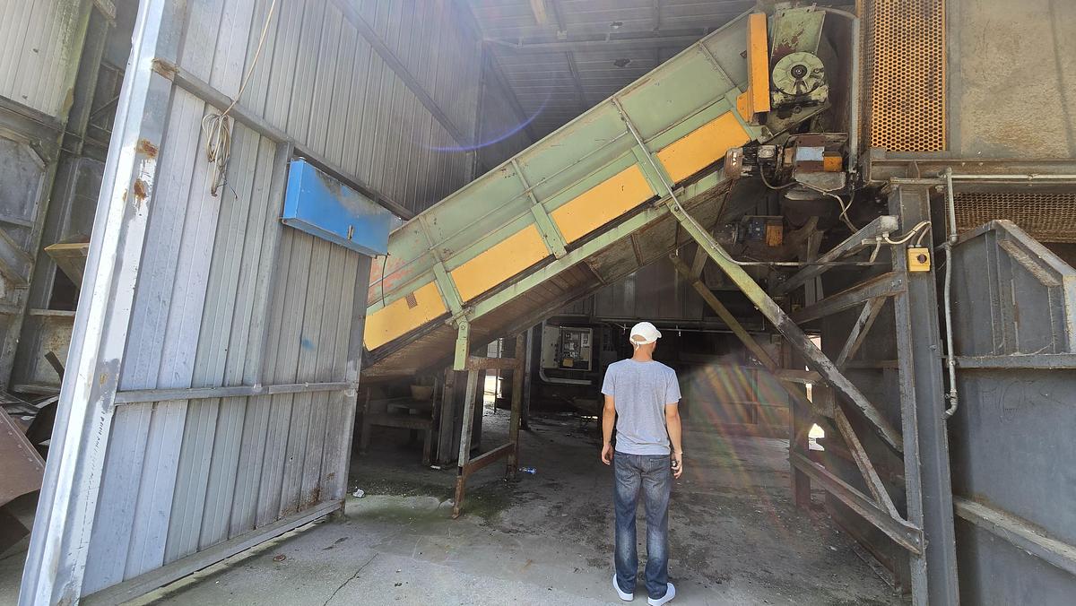 Usato 2010 Nastro Trasportatore con tramoggia GVF Impianti  - Conveyor Belt 