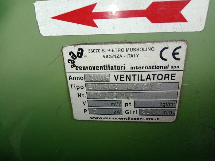 Usato 2005 Euroventilatori International Spa EU 402 LG 270