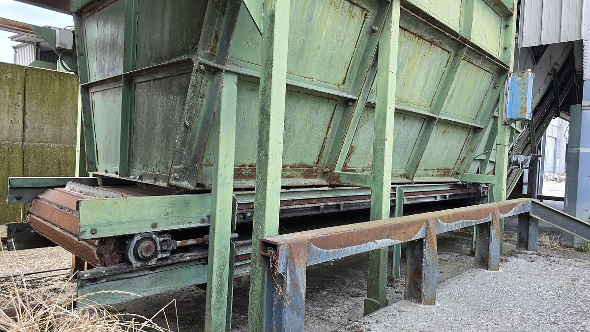 Usato 2010 Nastro Trasportatore con tramoggia GVF Impianti  - Conveyor Belt 