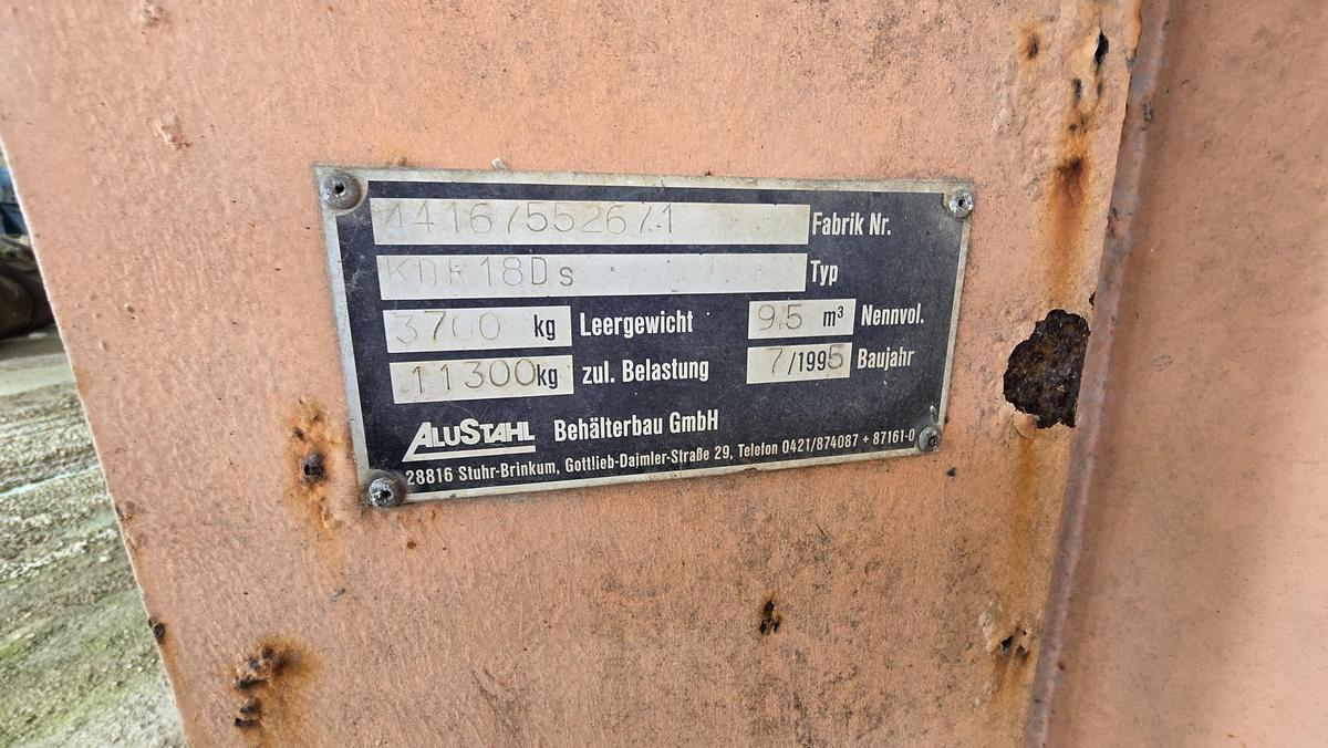 Usato KUPPER Cassone scarrabile 7m - Skip-lift container