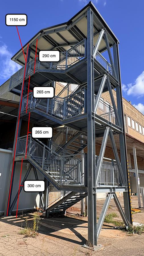 Usato 2014 Scala Industriale Antincendio 3P