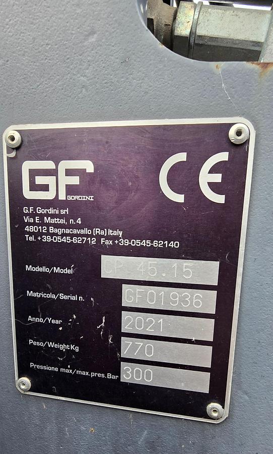 Usato 2021 Fresatrice stradale GF Gordini CP 45.15 - Road milling machine