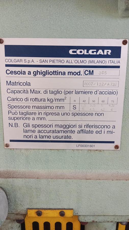 Usato COLGAR CM 305