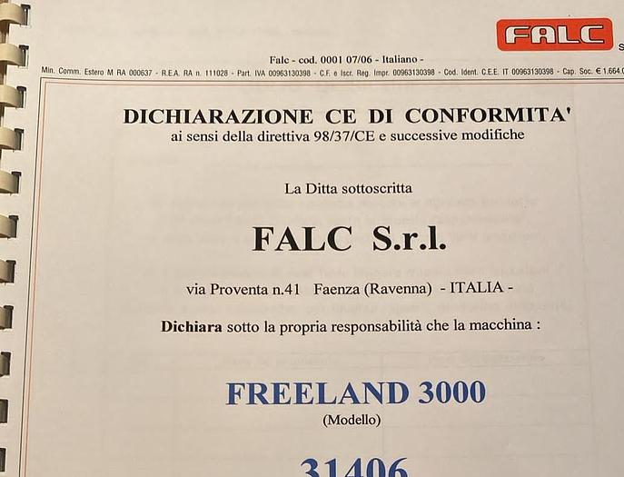 Usato 2007 Aratro Rotativo FALC Freeland 3.000