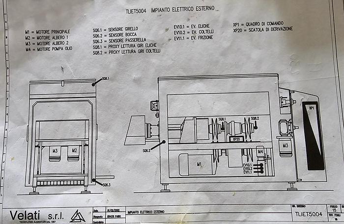 Usato 2006 Tritacarne VELATI TMR 180 - Meat grinder