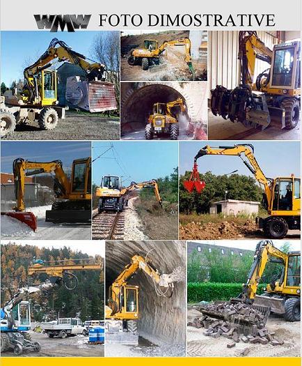 Usato 2002 Escavatore gommato GALLMAC WMW 100