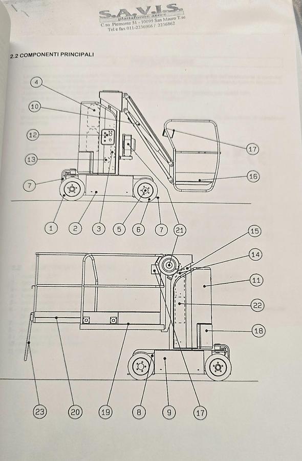 Usato 2000 Piattaforma elevatrice Pinguely-Haulotte HM 10P - Lifting platform