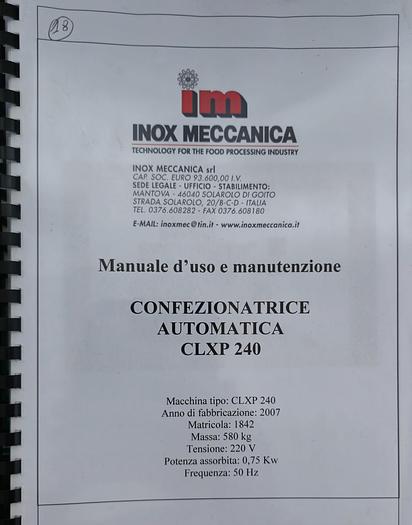 Usato 2007 INOX MECCANICA CLXP 240