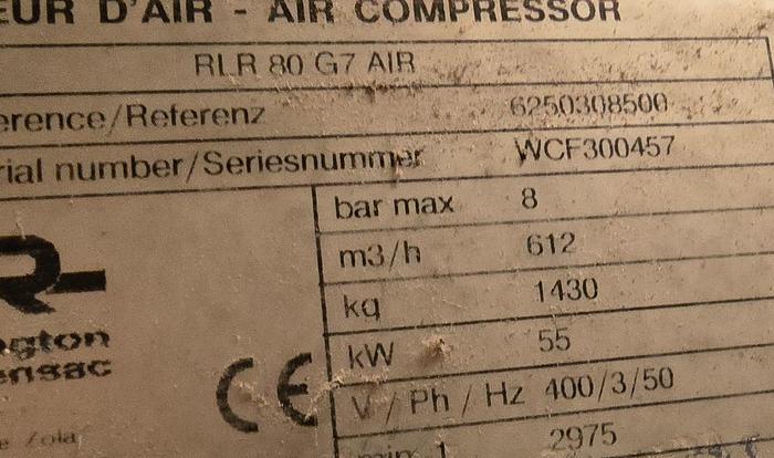 Usato 2016 Compressor Worthington Creyssensac Rollair RLR 75
