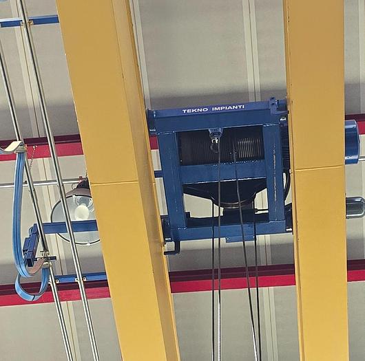 Usato 2004 Carroponte Impianti Sollevamento Srl Bitrave con Carro Paranco 6.3 T. - bridge-crane