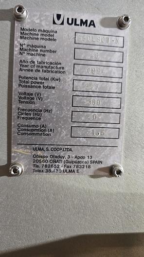 Usato 1994 ULMA PV-350L SCI-X