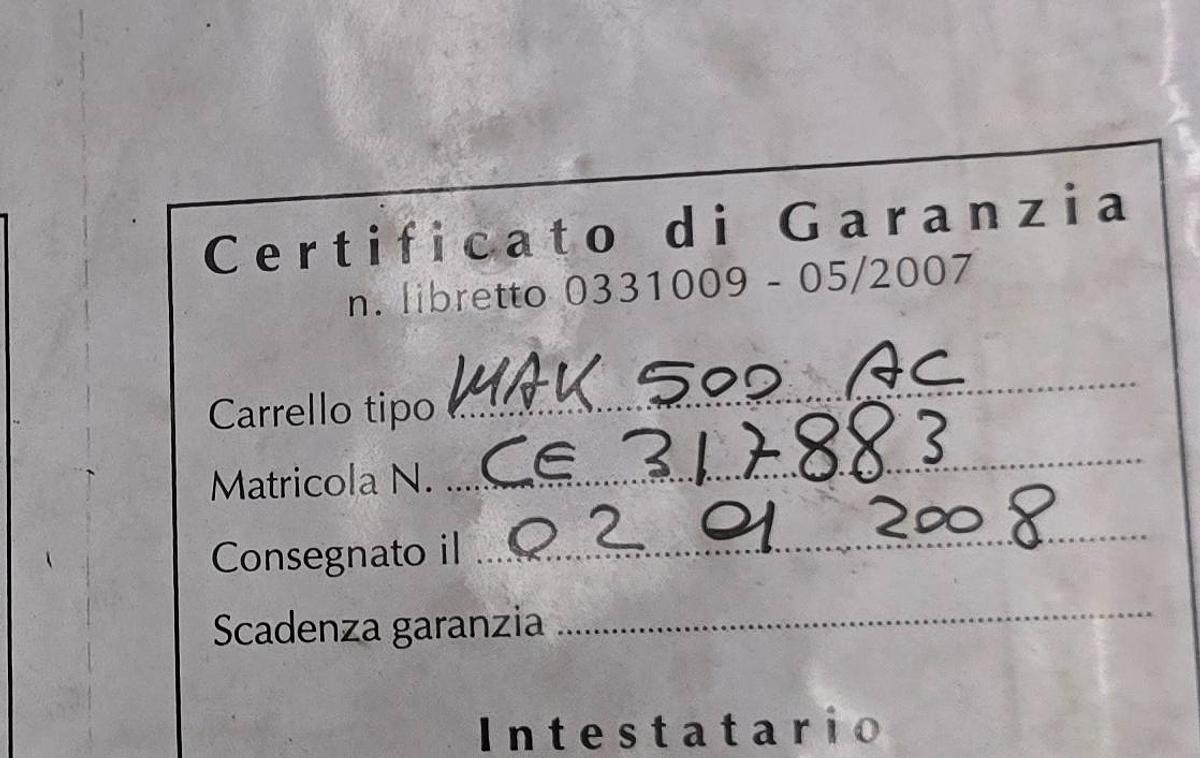 Usato 2007 Carrello Elevatore Elettrico CESAB MAK 500 (50 Q.li) - Electric Forklift