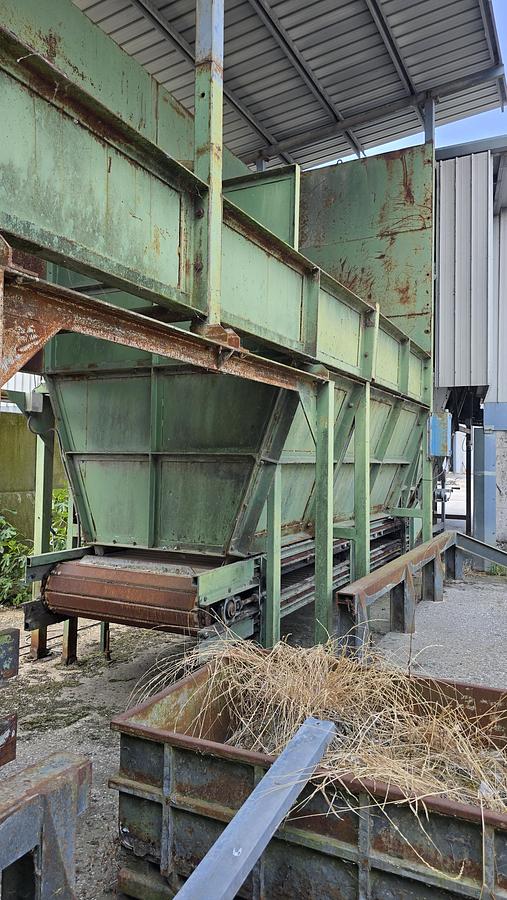 Usato 2010 Nastro Trasportatore con tramoggia GVF Impianti  - Conveyor Belt 