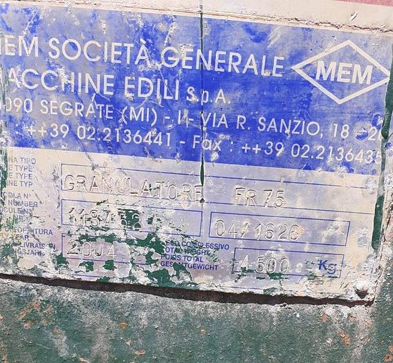 Usato 2004 Mulino Granulatore, MEM FR 75