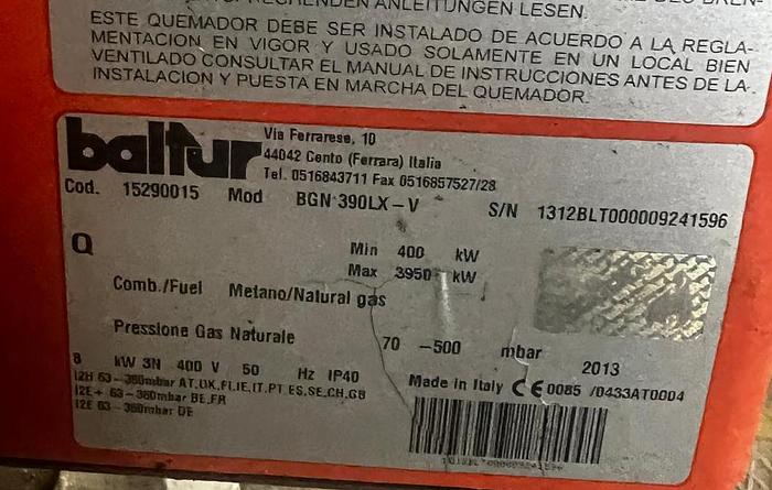 Usato 2013 ICI Caldaie S.p.a. ASG EN 3002