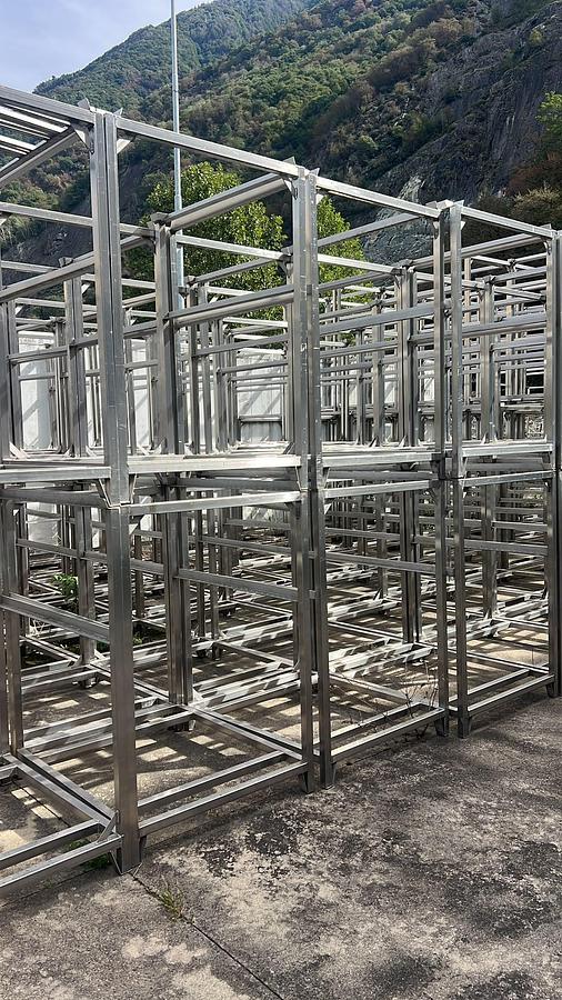 2020 Telai per Stagionatura Salumi (Baltresche) in Acciaio INOX - Stainless Steel Curing Rack for Cured Meats