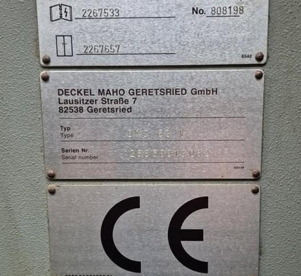 Usato 2000 Centro lavoro CNC Deckel Maho, modello DMC 63 V - Machining center