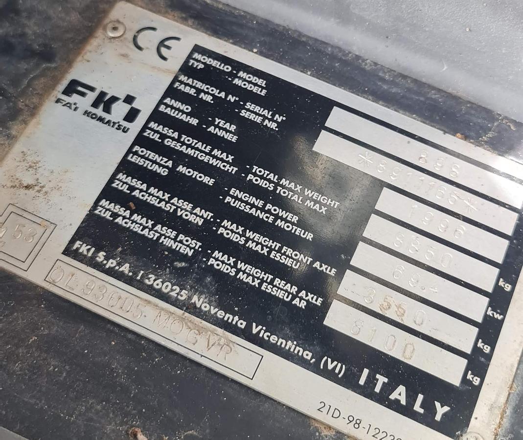 Usato 1996 Terna gommata Komatsu WB 97 R