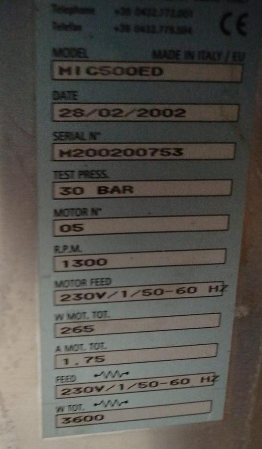 Usato 2000 Refrigerazione cella ECO Refrigerazioni MI - Refrigeration system for cell