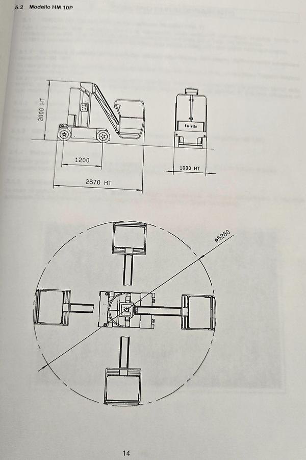Usato 2000 Piattaforma elevatrice Pinguely-Haulotte HM 10P - Lifting platform