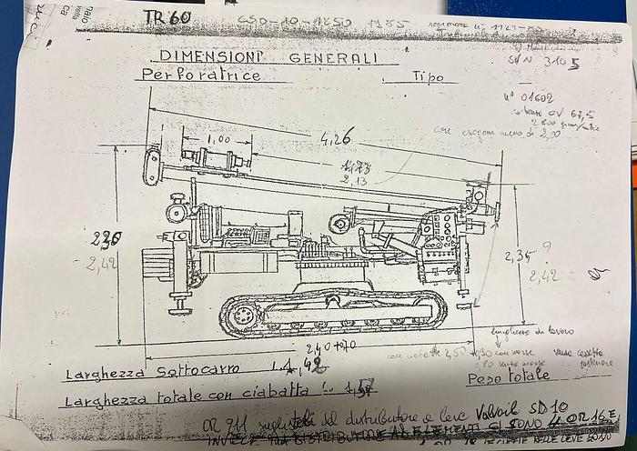 Usato Perforatrice TrivelSonda TR60