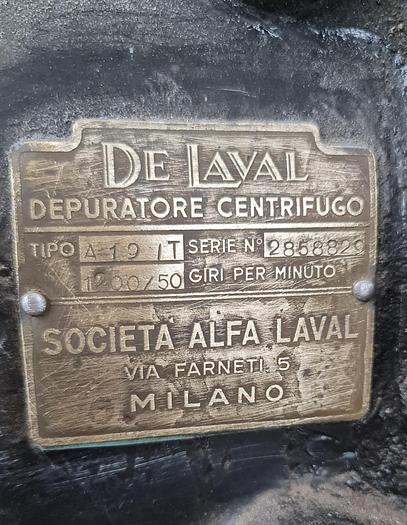 Usato Separatori centrifughi per olio,  Alfa-Laval RA19 e RA12