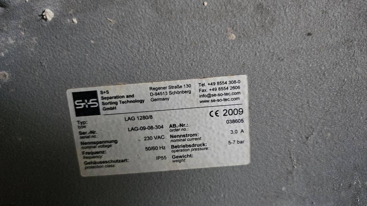 Usato 2007 Selezionatrice Ottica SESOTEC S+S CSP separator - Optical Sorter