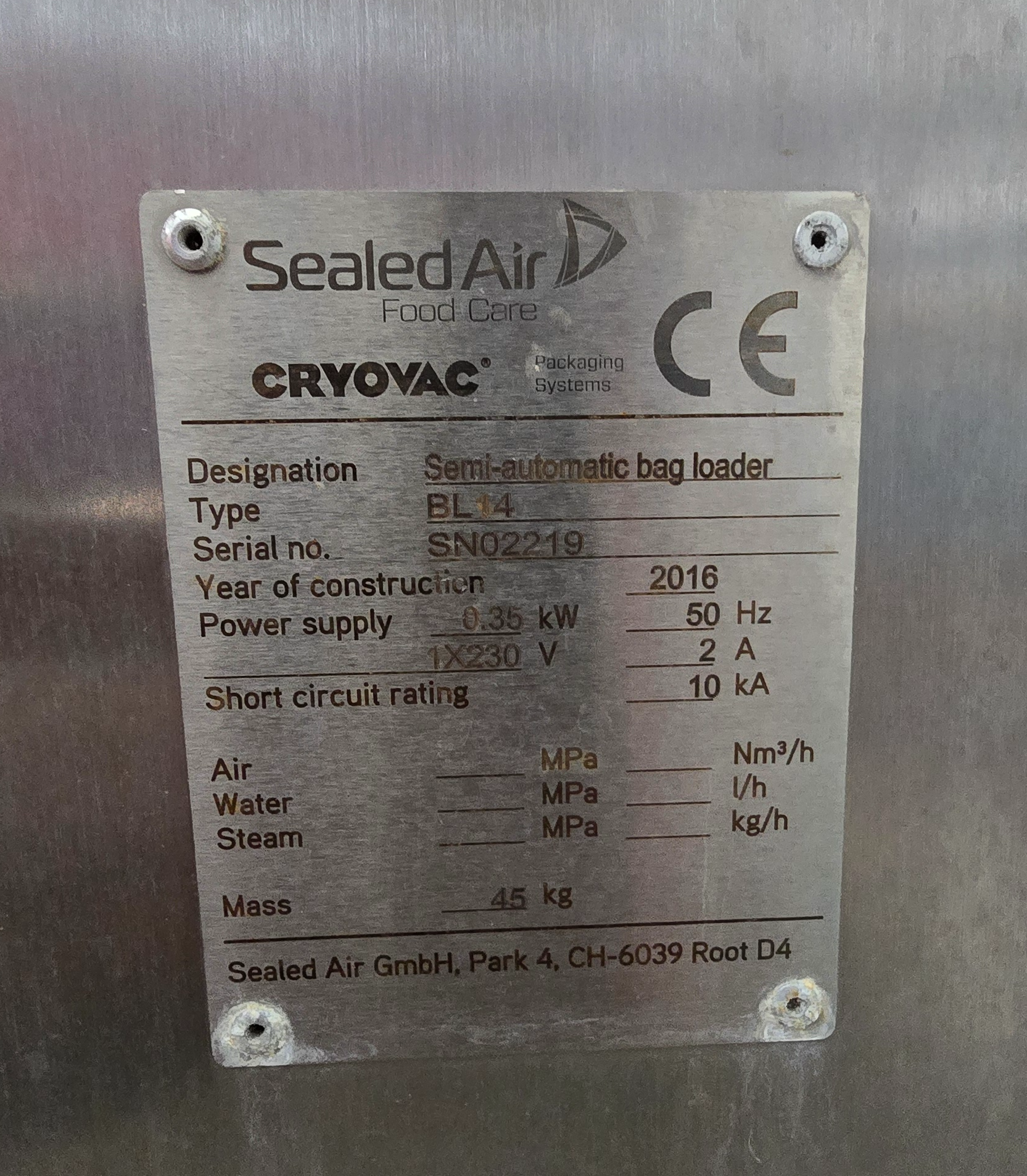 Usato 2016 CRYOVAC BL14