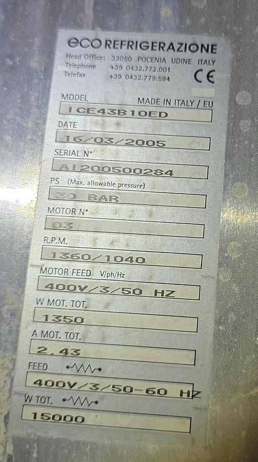 Usato 2004 ECO Refrigerazioni assembly 300