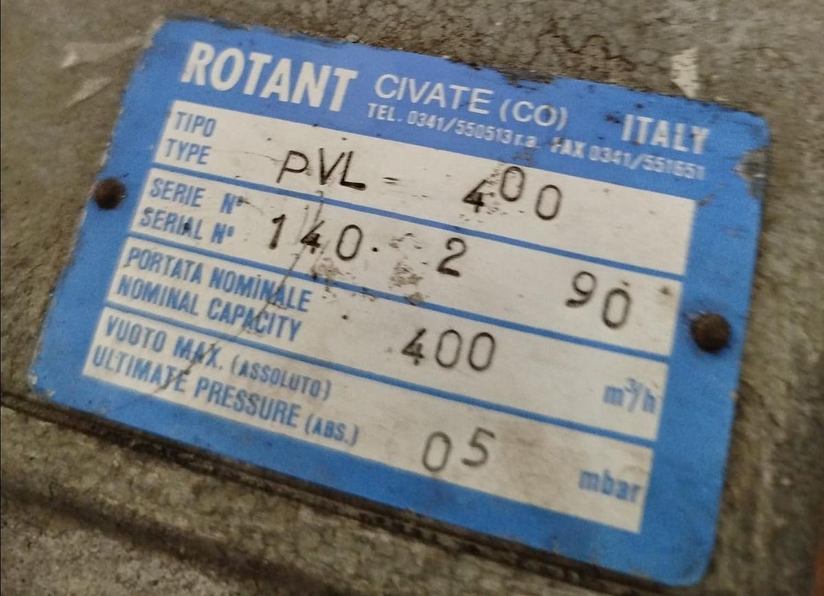 Usato Rotant PVL 400 Pompa per vuoto - Vacuum pump