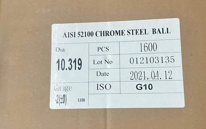 Stock di Cuscinetti e Sfere - acciaio 100cr6