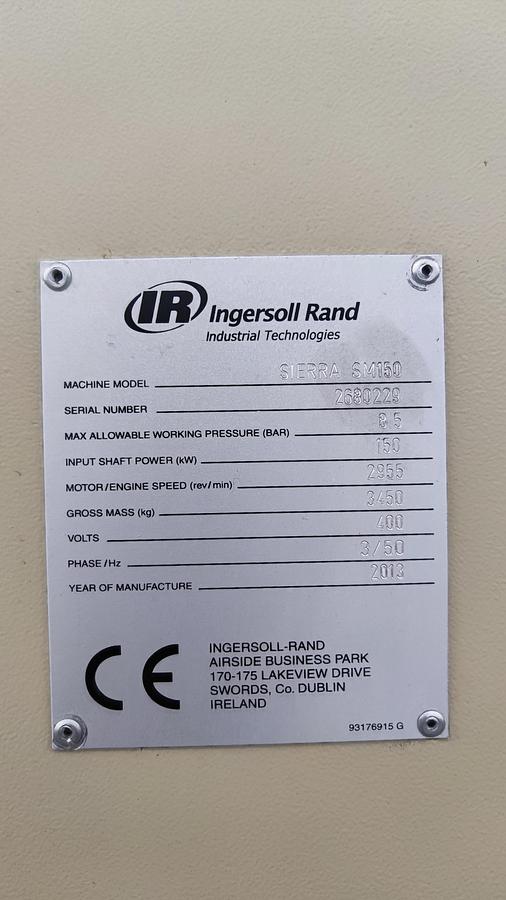Usato 2013 Ingersoll Rand SIERRA SM150