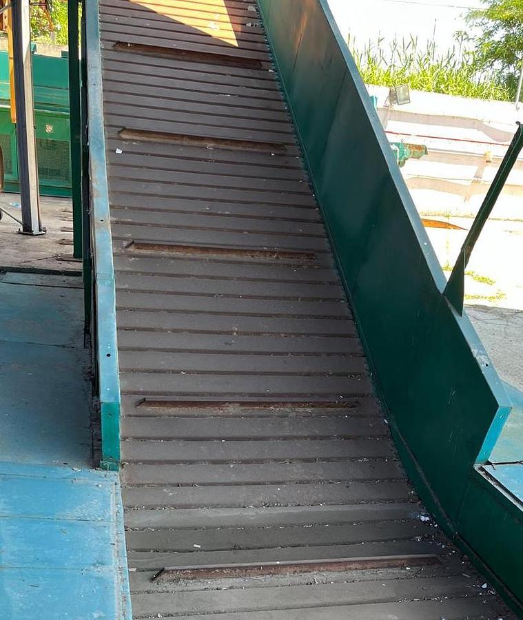 Ricondizionato Nastro Trasportatore a palette in metallo, MACPRESSE MAC 2100 P - Conveyor Belt