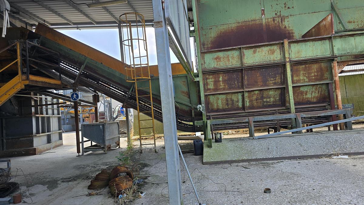 Usato 2010 Nastro Trasportatore con tramoggia GVF Impianti  - Conveyor Belt 