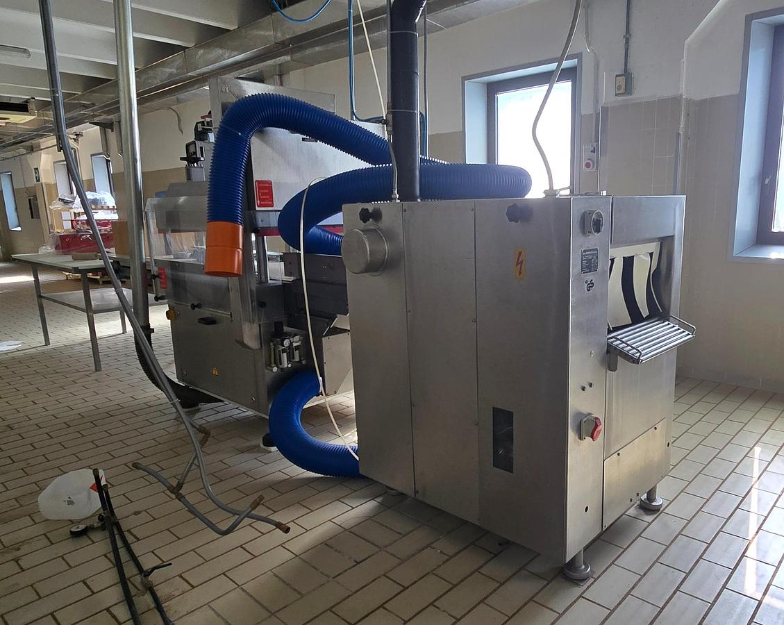 Usato 1995 Linea sottovuoto - Transvac VS 90 e Tunnel Termo-retrazione VC999 - Vacuum packaging and shrink wrapping