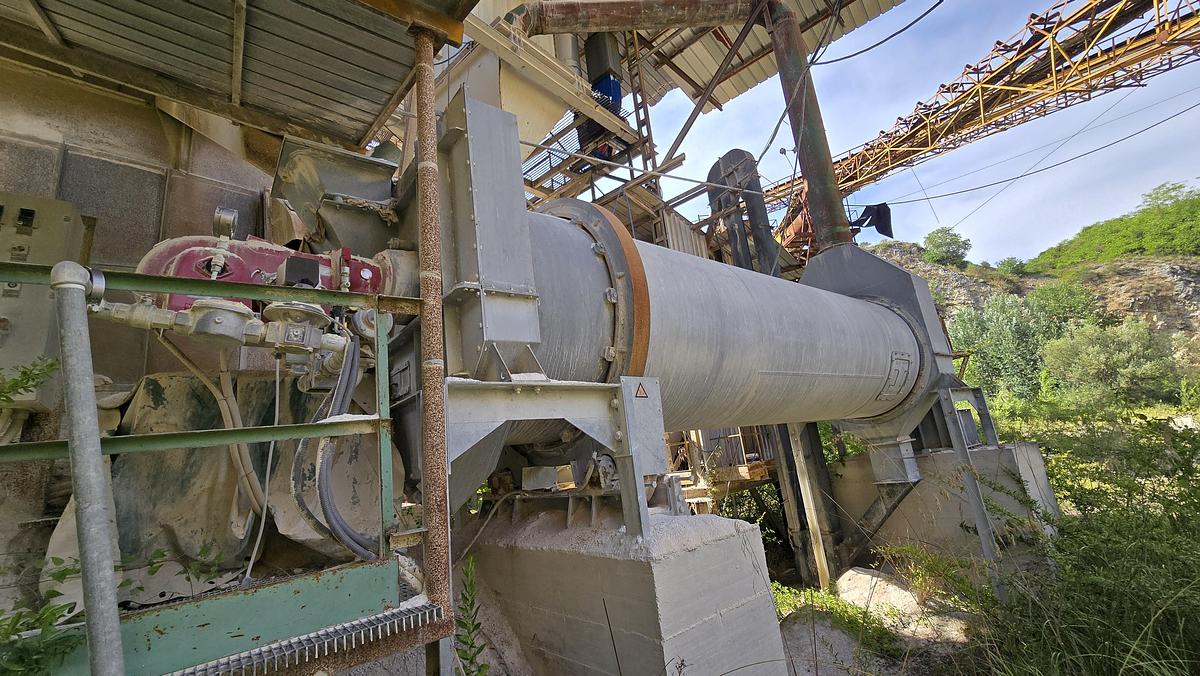Usato 2009 Essiccatore Professionale a Doppio Tamburo ALLGAIER-MOZER TT 90/7 D OB A G - Double-shell rotary dryer