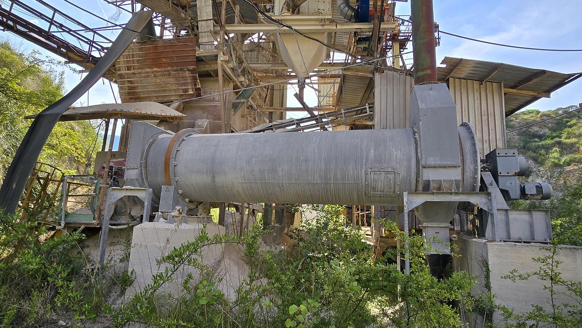 Usato 2009 Essiccatore Professionale a Doppio Tamburo ALLGAIER-MOZER TT 90/7 D OB A G - Double-shell rotary dryer