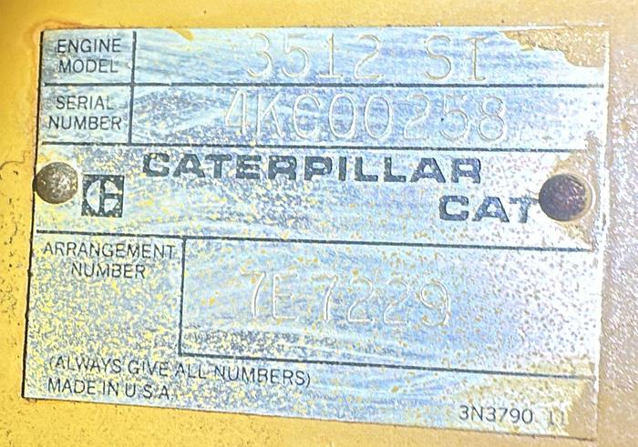 Usato 1998 Gas Generator Caterpillar 3512 SI - 625 KVA