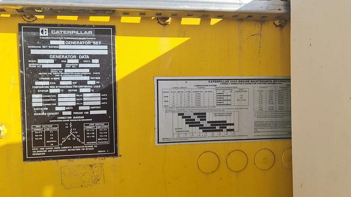 Usato 1998 Generator Caterpillar 3412 - 455 Kva