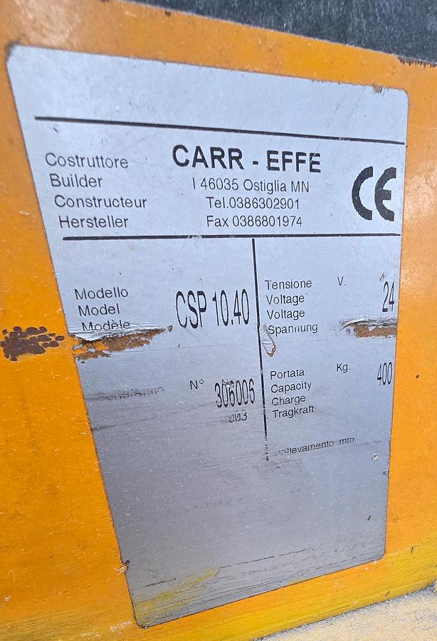 Usato 2010 CARR-EFFE CSP 10.40