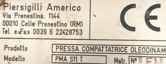 Usato 2008 Pressa imballatrice PIERSIGILLI PMA S11 T - Baling press