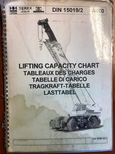 Usato 2002 Autogru Terex Bendini A600 - 60t.