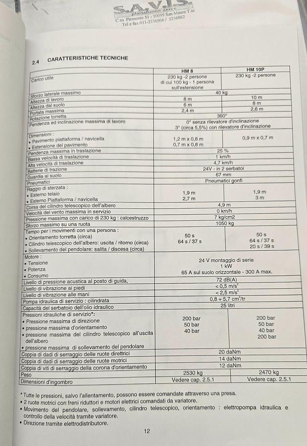 Usato 2000 Piattaforma elevatrice Pinguely-Haulotte HM 10P - Lifting platform
