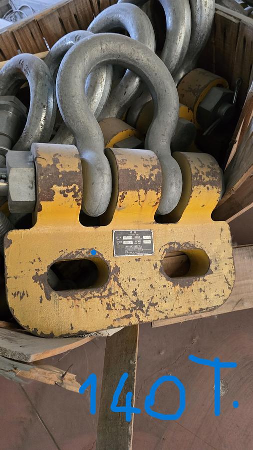 Usato Grilli di Sollevamento fino a 140T ALIOTO Green Pin Polar – Lifting Shackles up to 140T