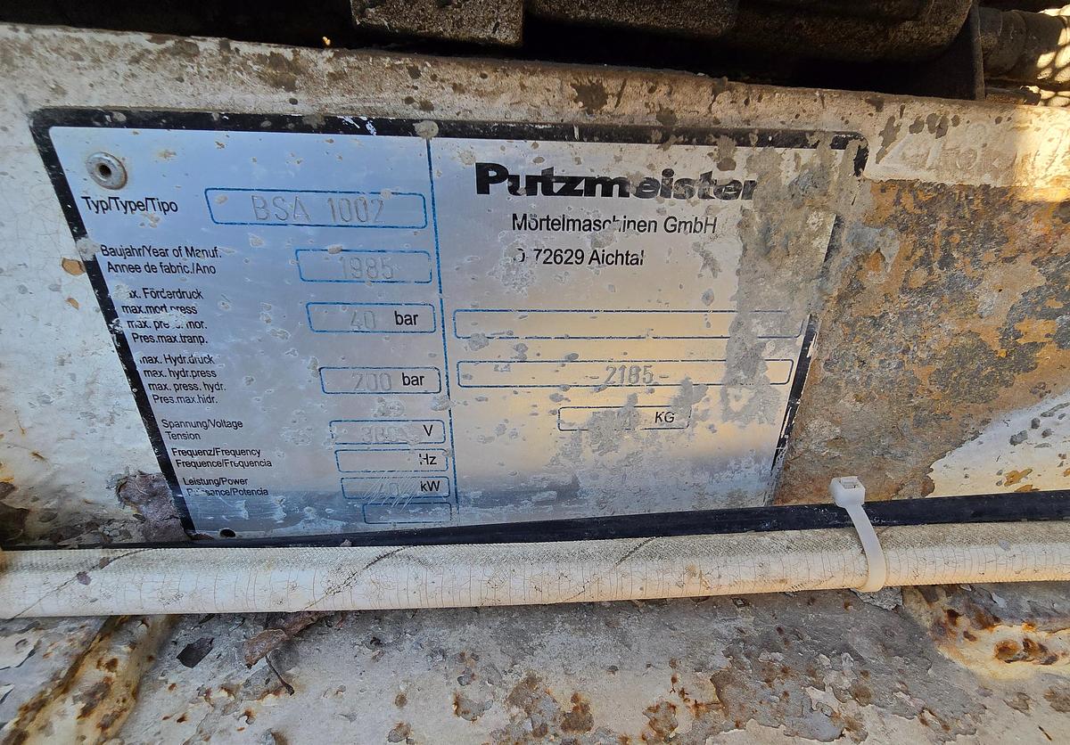 Usato 1990 PUTZMEISTER BSA 1002