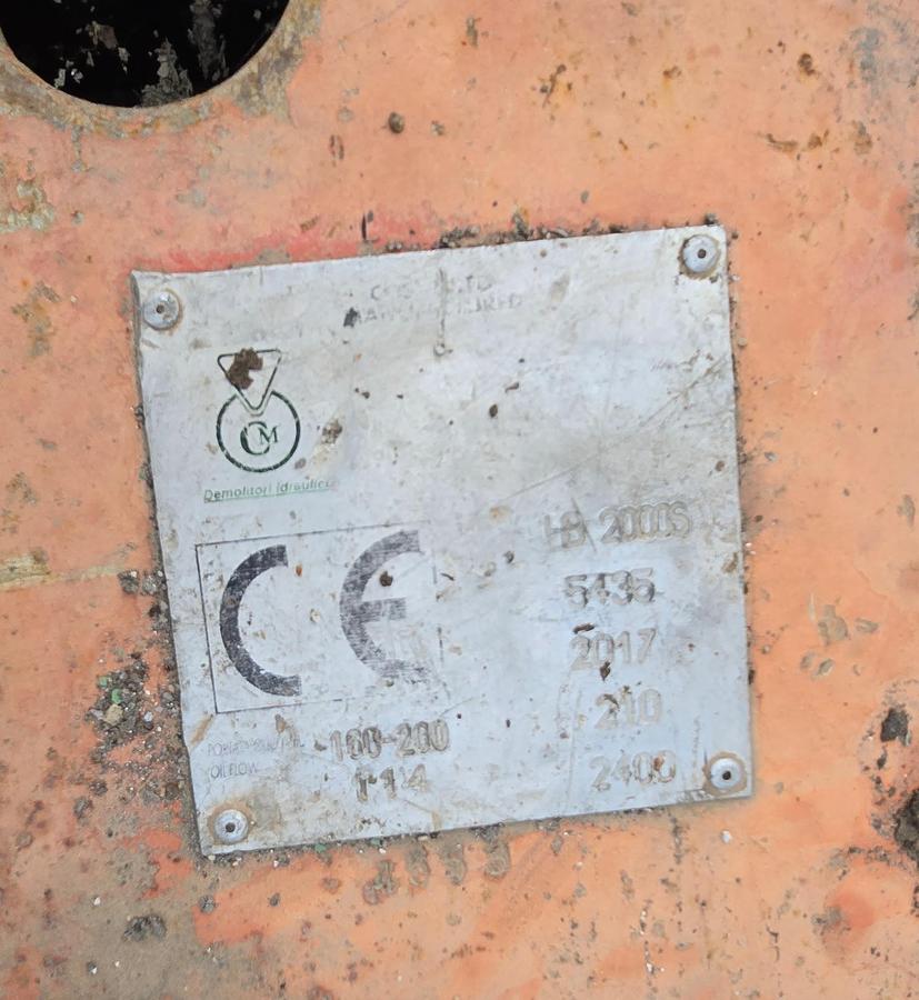 Usato 2017 Martello demolitore OCM HB 2000S - 2.400kg Demolition hammer