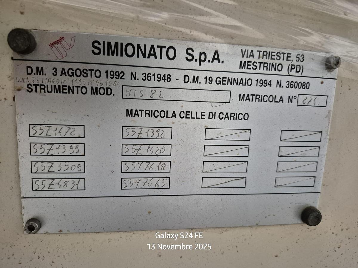 Usato 1996 SIMIONATO MTS 8L